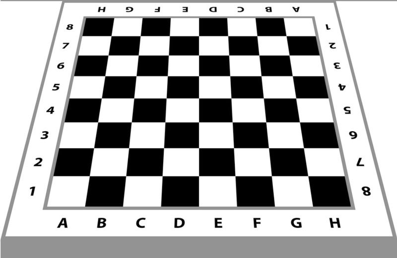 لوح الشطرنج الفارغ