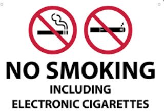 ممنوع التدخين العادي والالكتروني